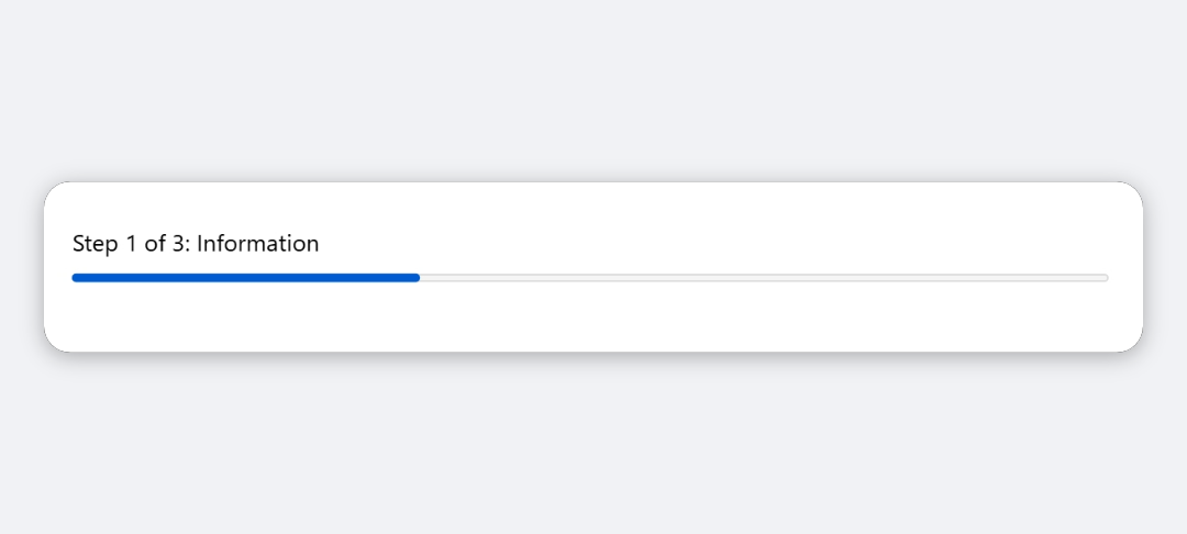 Step Indicator block preview